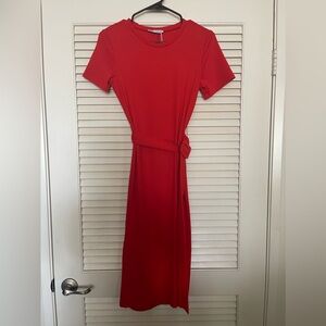 Zara Elegant Red Dress size small NWT